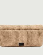 Pinko Poșetă plic CLICK SOFT HORIZONTAL CLASSIC cu adaos de piele
