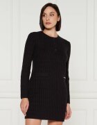 Pinko Rochie YORK CHOCOLATE cu adaos de lână