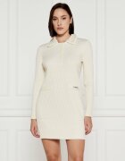 Pinko Rochie YORK CHOCOLATE cu adaos de lână