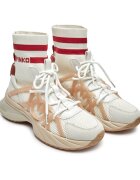 Pinko Sneakers Ariel 05 cu adaos de piele