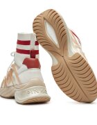 Pinko Sneakers Ariel 05 cu adaos de piele