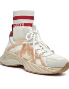 Pinko Sneakers Ariel 05 cu adaos de piele