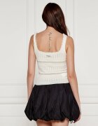 Pinko Top Plose | regular fit cu adaos de mătase