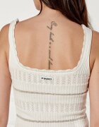 Pinko Top Plose | regular fit cu adaos de mătase