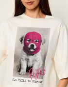 Pinko Tricou Niamey Punk Dog | Relaxed fit