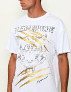 Plein Sport Tricou Tiger Golden Scratch | regular fit