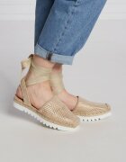Pollini Espadrile cu adaos de piele