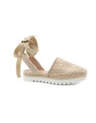 Pollini Espadrile cu adaos de piele