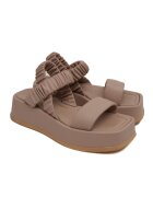 Pollini Sandale cu adaos de piele