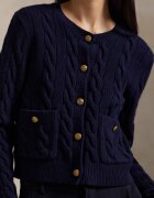 Polo Ralph Lauren De lână cardigan Cable | Cropped Fit cu adaos de cașmir