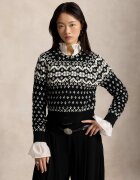 Polo Ralph Lauren De lână cardigan Fair Isle | Cropped Fit