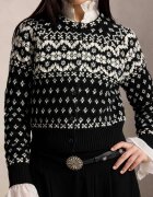 Polo Ralph Lauren De lână cardigan Fair Isle | Cropped Fit