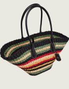 Polo Ralph Lauren Geantă de plajă Bellport cu adaos de piele