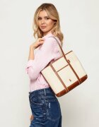 Polo Ralph Lauren Geantă pe umăr cu adaos de piele