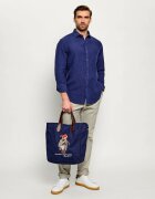Polo Ralph Lauren Geantă shopper BEAR cu adaos de piele