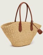 Polo Ralph Lauren Geantă shopper Bellport cu adaos de piele