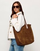 Polo Ralph Lauren Geantă shopper Bellport North-South | piele întoarsă
