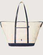 Polo Ralph Lauren Geantă shopper cu adaos de piele