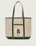 Polo Ralph Lauren Geantă shopper polo Bear Canvas cu adaos de piele