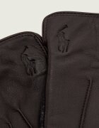 Polo Ralph Lauren Mănuși de piele pentru smartphone cu adaos de lână