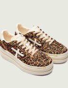 Premiata Sneakers Micol cu adaos de piele