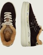 Premiata Sneakers Micol | piele întoarsă (zamsz) | cu adaos de lână | shearling