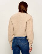 ROTATE De lână cardigan Flower | Cropped Fit