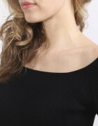 Samsøe Samsøe Bluză EVERLY SCOOP | Slim Fit cu adaos de mătase