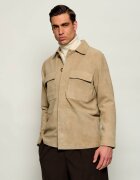 SAND COPENHAGEN Geacă Aiden | regular fit | piele întoarsă