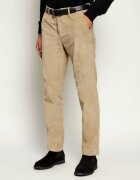 SAND COPENHAGEN Pantaloni chino Dolan | Slim Fit | catifea reiată