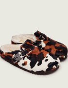 Scholl De piele mules (încălțăminte) Grace cu adaos de lână