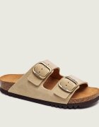 Scholl Șlapi JOSEPHINE | piele întoarsă