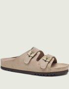 Scholl Șlapi KIM | piele întoarsă