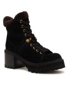 See By Chloé Botine cu toc | shearling | piele întoarsă (zamsz) | cu adaos de lână