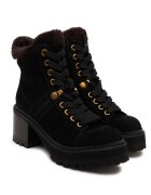 See By Chloé Botine cu toc | shearling | piele întoarsă (zamsz) | cu adaos de lână