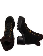 See By Chloé Botine cu toc | shearling | piele întoarsă (zamsz) | cu adaos de lână