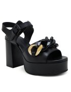 See By Chloé De piele sandale cu toc gros Monyca