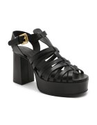 See By Chloé De piele sandale cu toc gros Sierra