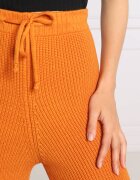 Silvian Heach Pantaloni de tricot | Straight fit cu adaos de lână