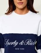 Sporty&Rich Hanorac Signature | Oversize fit