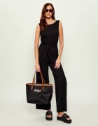 ST.Barth Geantă shopper City cu adaos de piele