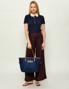 St. Barth Geantă shopper CITY cu adaos de piele