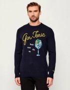 ST.Barth Pulover Heron DRINK GIN | regular fit cu adaos de lână și cașmir