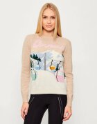 St. Barth Pulover NEW QUEEN C | x St. Moritz | Slim Fit cu adaos de lână și cașmir