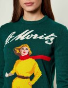 St. Barth Pulover NEW QUEEN C | x St. Moritz | Slim Fit cu adaos de lână și cașmir
