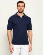 Stenströms De lână polo | Slim Fit | cu adaos de in