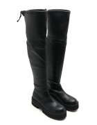 Stuart Weitzman De piele cizme lungi Lowland