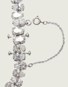 Swarovski Brățară MATRIX:BRACELET PEAR WHITE/RHS