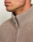Tombolini Geacă | regular fit | piele întoarsă (zamsz) | cu adaos de lână