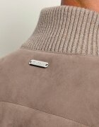 Tombolini Geacă | regular fit | piele întoarsă (zamsz) | cu adaos de lână